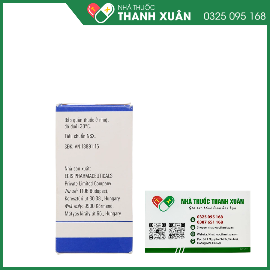 Egilok 50mg điều trị tăng huyết áp, đau thắt ngực